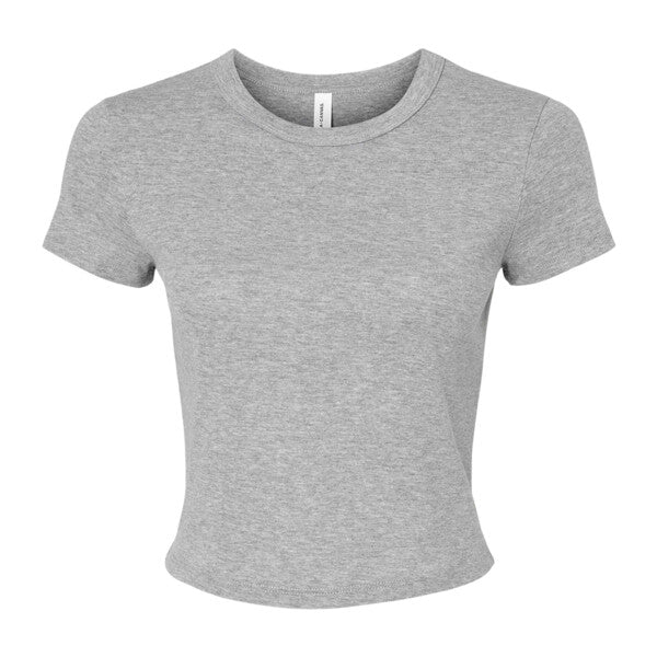 Ladies' Micro Ribbed Baby Tee