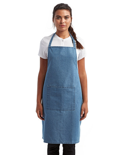 Unisex 'Colours' Sustainable Pocket Bib Apron