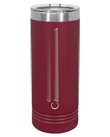 Polar Camel 22 oz. Skinny Tumbler - Maroon