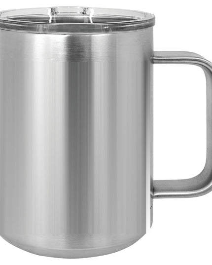 Polar Camel 15 oz. Coffee Mug - Stainless Steel