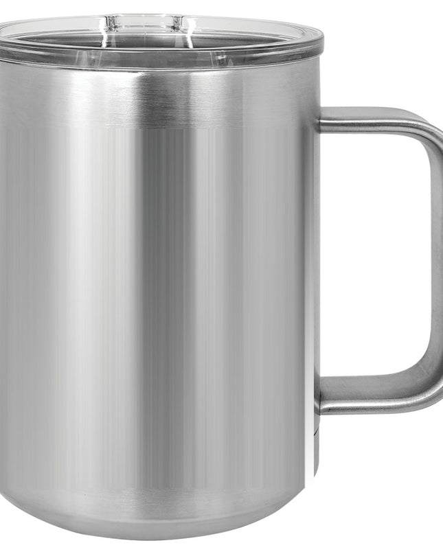 Polar Camel 15 oz. Coffee Mug - Stainless Steel