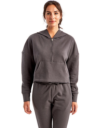 TriDri Ladies' Alice Half-Zip Hooded Sweatshirt