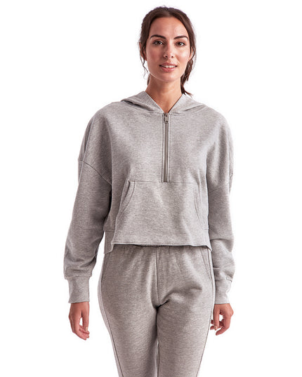 TriDri Ladies' Alice Half-Zip Hooded Sweatshirt