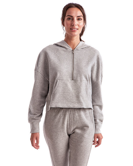TriDri Ladies' Alice Half-Zip Hooded Sweatshirt
