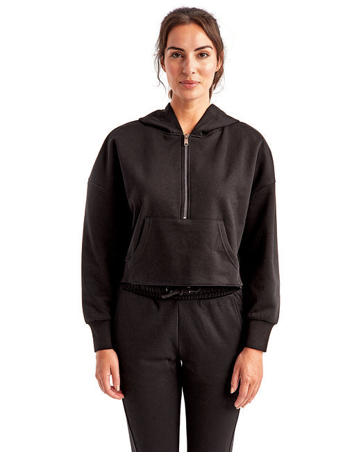 TriDri Ladies' Alice Half-Zip Hooded Sweatshirt