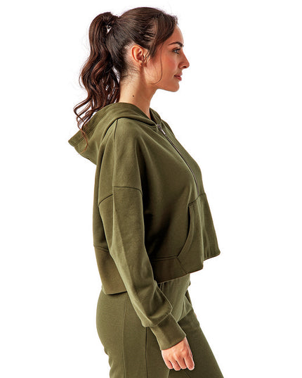 TriDri Ladies' Alice Half-Zip Hooded Sweatshirt