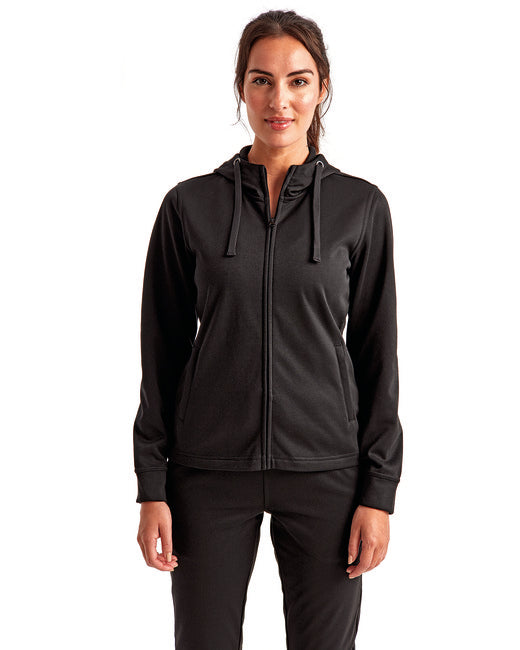 TriDri Ladies' Spun Dyed Full-Zip Hooded Sweatshirt