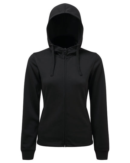 TriDri Ladies' Spun Dyed Full-Zip Hooded Sweatshirt