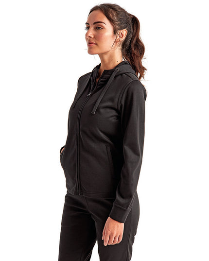 TriDri Ladies' Spun Dyed Full-Zip Hooded Sweatshirt
