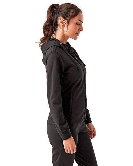 TriDri Ladies' Spun Dyed Full-Zip Hooded Sweatshirt