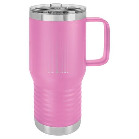 Polar Camel 20 oz. Travel Mug - Light Purple