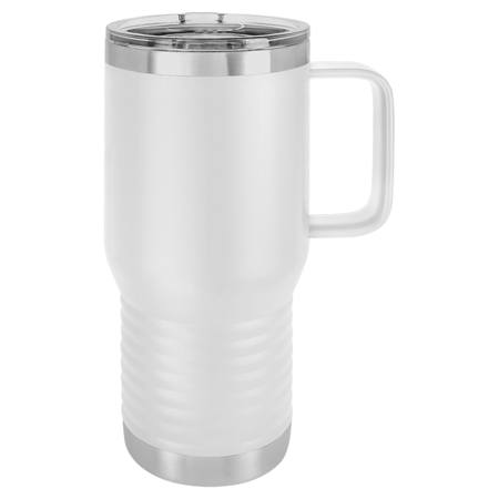 Polar Camel 20 oz. Travel Mug - White